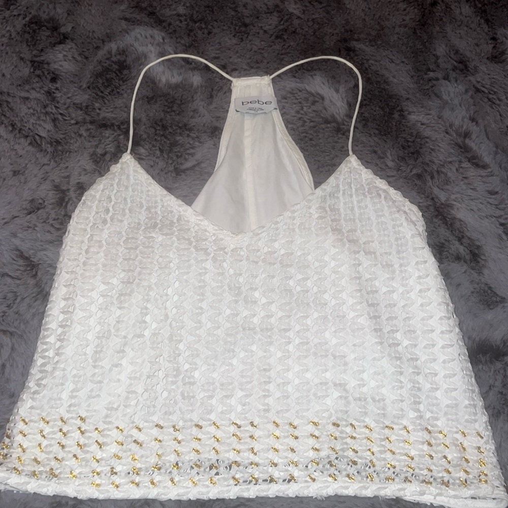 BEBE TOP (goes with a set shorts will be listed)